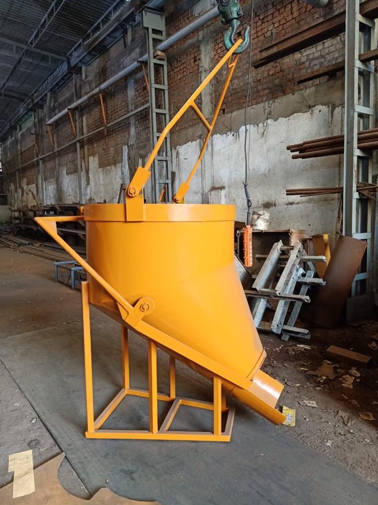 Crane Pouring Concrete Bucket - Ambish Engineering Heavy Construction Machinery