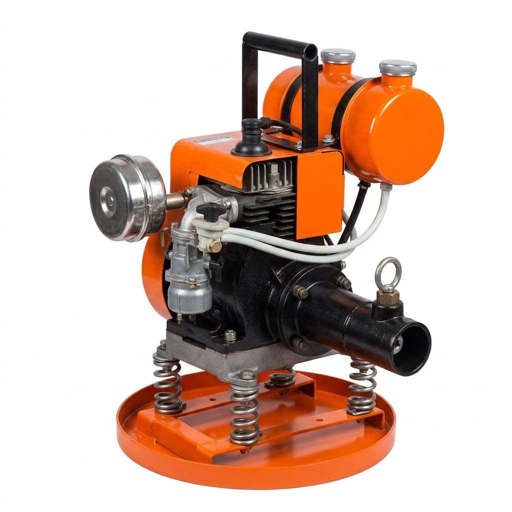 Petrol Engine Needle Vibrator Base - Ambish Engineering Heavy Construction Machinery