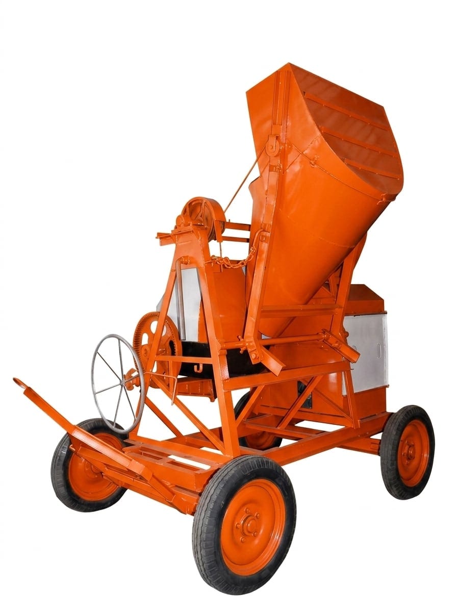 Full Bag Mechanical Hopper Concrete Mixer - Ambish Engineering Heavy Construction Machinery