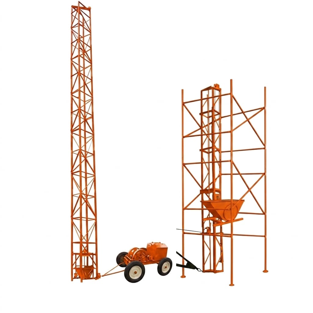 Material Lift with Extension Tower - Ambish Engineering Heavy Construction Machinery
