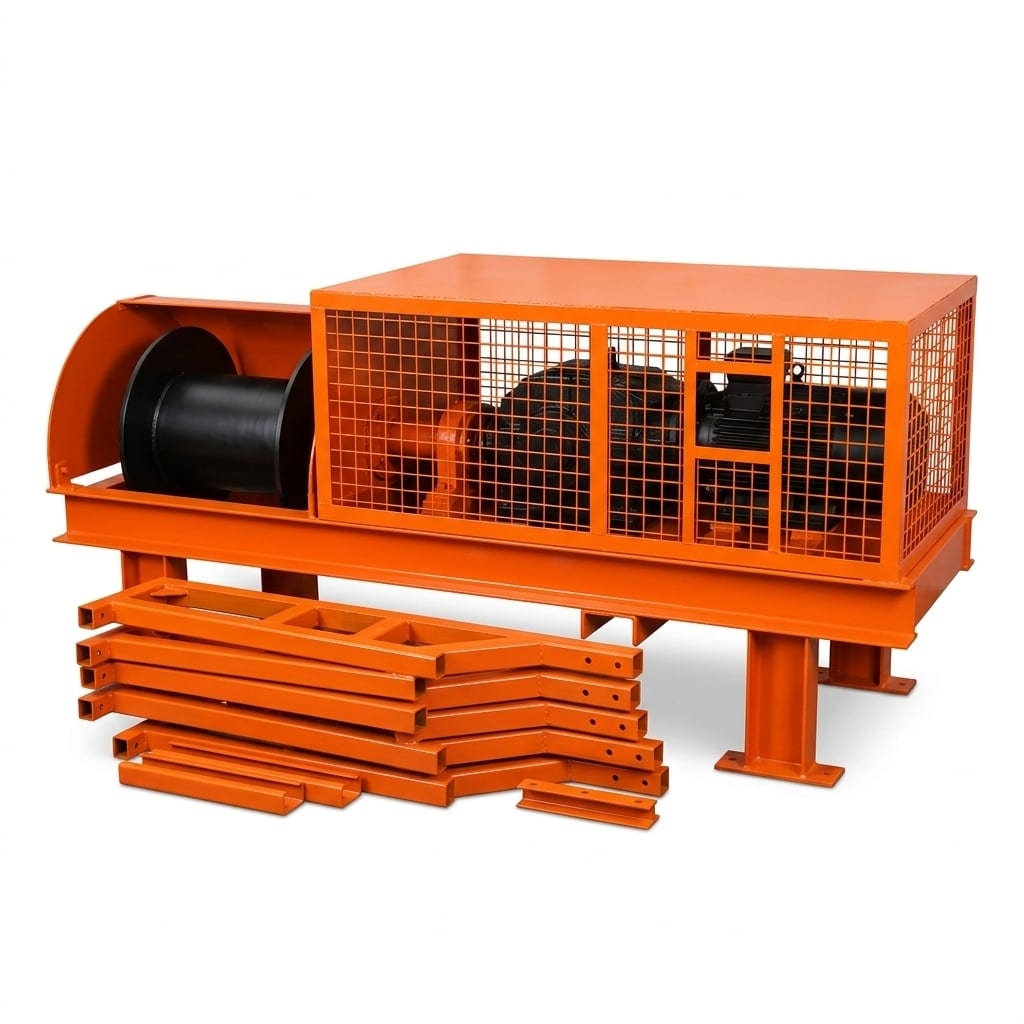 Material Lift Hoist Machine - Ambish Engineering Heavy Construction Machinery