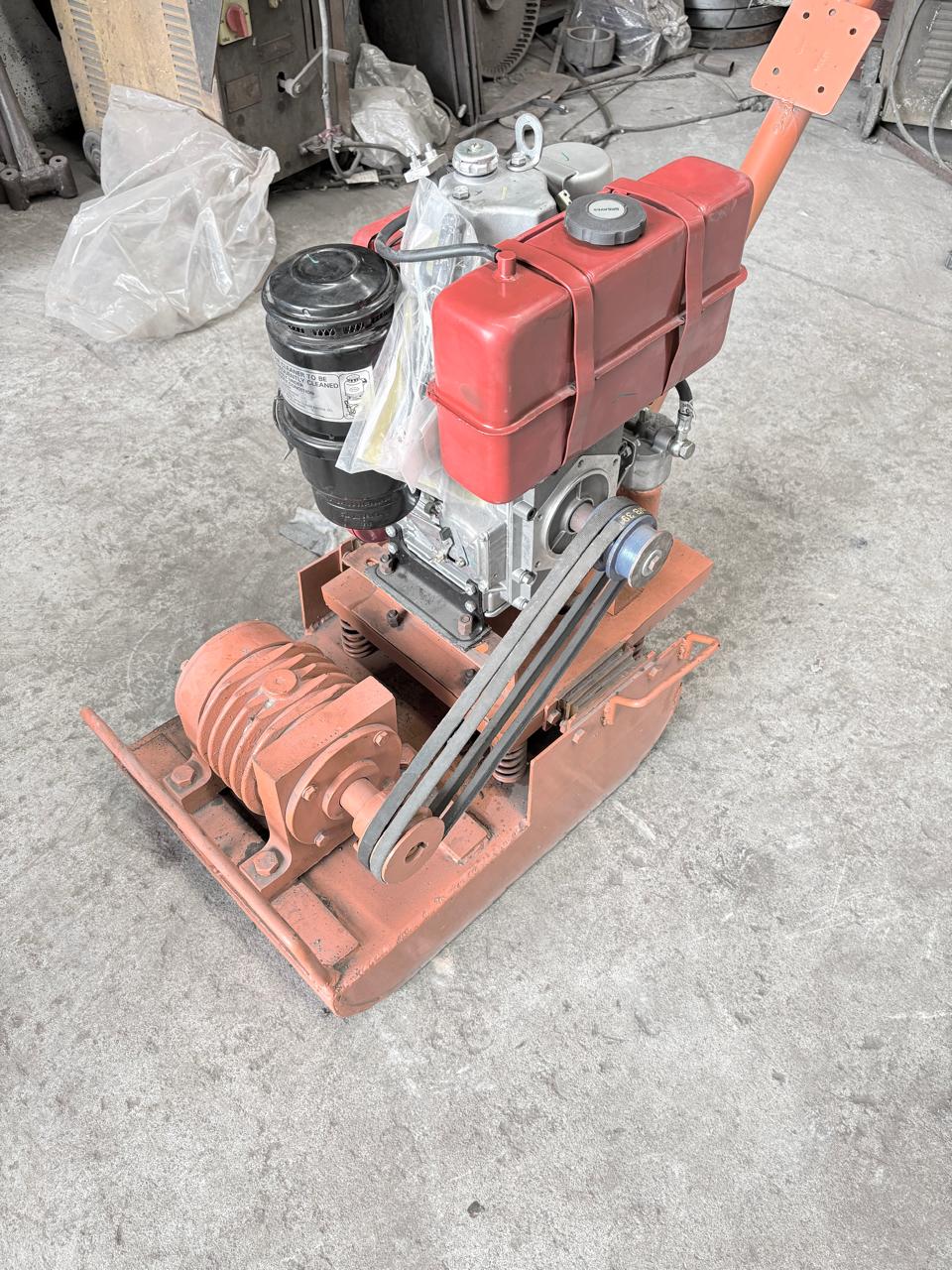 Vibratory Earth Plate Compactor with Diesel Engine - Ambish Engineering Heavy Construction Machinery
